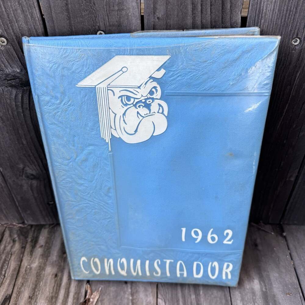 Vintage 1962 Buena High School Bulldogs Yearbook Conquistador Ventura California